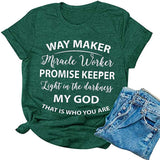 Wegbereiter, Wundertäter, Versprechenshalter, Licht in der Dunkelheit, mein Gott, das ist, wer du bist, T-Shirt