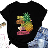 Damen T-Shirt mit Ananas-Motiv, für den Sommer, „My Life is So Sweet“, T-Shirt