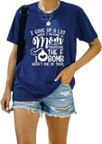 Femmes drôle nouvelle maman chemise f-bomb maman t-shirts