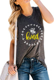 Women Bee Kind T-Shirt Graphic Shirt