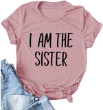 Damen T-Shirt „Ich bin die Schwester“