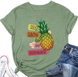 Damen T-Shirt mit Ananas-Motiv, für den Sommer, „My Life is So Sweet“, T-Shirt
