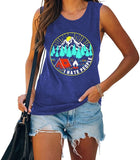 Damen Tank Top „I Hate People Happy Camper“ Camping-Shirt für Frauen