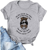 Damen T-Shirt mit Aufdruck „I'm Not Sugar and Spice and Everything Nice“
