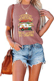 Damen T-Shirt für Camping-Liebhaber