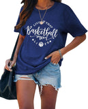 Basketball-Fan-Mama T-Shirt Frauen Leben, Dass Basketball Mom Leben T-Shirts Tops