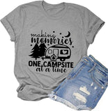 Making Memories One Campsite at A Time T-Shirt Camping Shirt