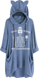 Dead Inside But Caféine Tournesol Femmes Sweat à capuche à manches longues Tête de mort Chemise pour femme