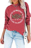 Mom Mode Shirt for Women All Day Everyday Mom Mode Long Sleeve Sweatshirt
