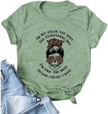 Damen T-Shirt mit Aufdruck „I'm Not Sugar and Spice and Everything Nice“