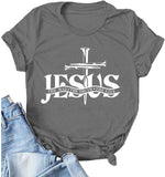 Jesus Shirt for Women Jesus The Way The Truth Christian Gift Graphic T-Shirt