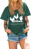 Women Driving My Husband Crazy One Chicken at A Time T-Shirt