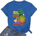 Damen T-Shirt mit Ananas-Motiv, für den Sommer, „My Life is So Sweet“, T-Shirt