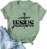 Jesus Shirt for Women Jesus The Way The Truth Christian Gift Graphic T-Shirt