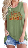 Damen Tank Top „Be The Sunshine“ mit Sonnenblumen-Print