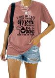 Femmes drôle nouvelle maman chemise f-bomb maman t-shirts