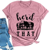 Women Herd That Cow T-Shirt