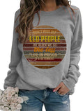 Women Long Sleeve Don't Piss Off Old People Sweatshirt Vintage Sweater