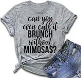 Brunch pour femmes sans chemise Mimosas, t-shirt graphique drôle