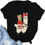 Women Llama T-Shirt Funny Llama Shirt