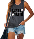 Baseball Mom Tank Top Baseball Mom Shirt for Women Graphic Tank Top
