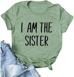 Damen T-Shirt „Ich bin die Schwester“