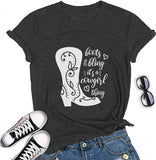 Women Boots and Bling It's a Cowgirl Thing Womens T-Shirt