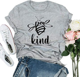 Women Bee Kind T-Shirt Graphic Shirt & Blouse