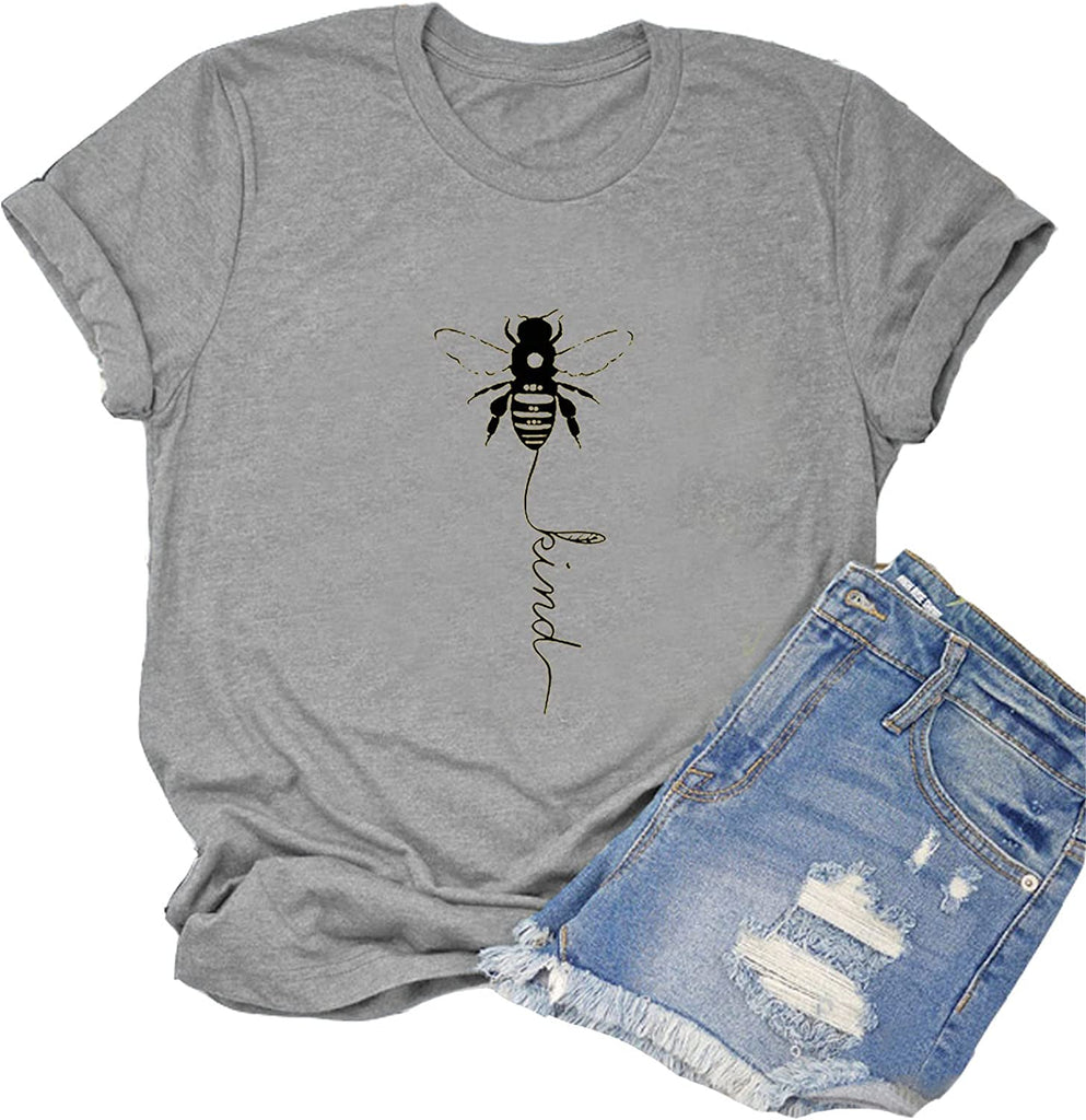 Women Bee Kind T-Shirt Graphic Shirt & Blouse