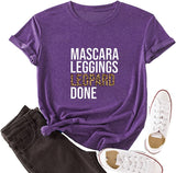 Women Leopard Print Shirt Leggings Leopard Done Pullover Tees