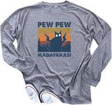 Frauen Pew Pew Madafakas Bluse Lustiges Pew Pew Cat Shirt