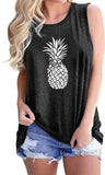 Damen Ananas Tank Tops Summer Vibes Shirt