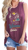 Damen T-Shirt „Still Plays Outside“ Camping-T-Shirt für Frauen