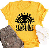 Tu es mon soleil, tu me rends heureux T-Shirt femme