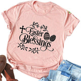 Women Easter Blessings T-Shirt Jesus Shirt