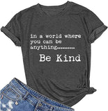Sweatshirt „Women in A World Where You Can Be Anything“ von Be Kind, langärmelig