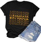 Waymaker T-Shirt Miracle Worker Promise Keeper Light in The Darkness My God Shirt pour femme