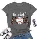 Baseball Mom T-Shirt Baseball Mom Shirt für Frauen Neuheit Shirt