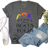 C'est juste un tas de T-shirt Hocus Pocus pour femme Halloween
