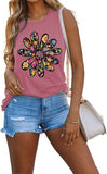 Damen Tank Top mit Blumen-Print
