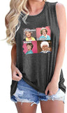 Women Savage Classy Bougie Ratchet Tank Top Golden Girls Shirt