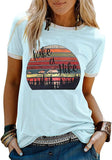 Women Take A Hike Hiking Nature Camping Gifts T-Shirt