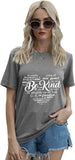 Frauen seien Sie freundlich Sprachen T-Shirt Freundlichkeit Shirt