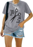 Damen T-Shirt mit V-Ausschnitt