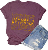 Waymaker T-Shirt Miracle Worker Promise Keeper Light in The Darkness My God Shirt pour femme