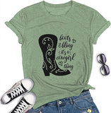 Women Boots and Bling It's a Cowgirl Thing Womens T-Shirt