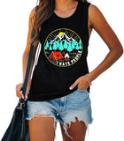 Damen Tank Top „I Hate People Happy Camper“ Camping-Shirt für Frauen