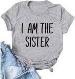 Damen T-Shirt „Ich bin die Schwester“