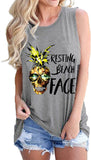 Damen Tank Top mit Ananas-Print