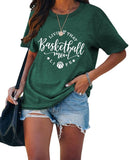 Basketball-Fan-Mama T-Shirt Frauen Leben, Dass Basketball Mom Leben T-Shirts Tops
